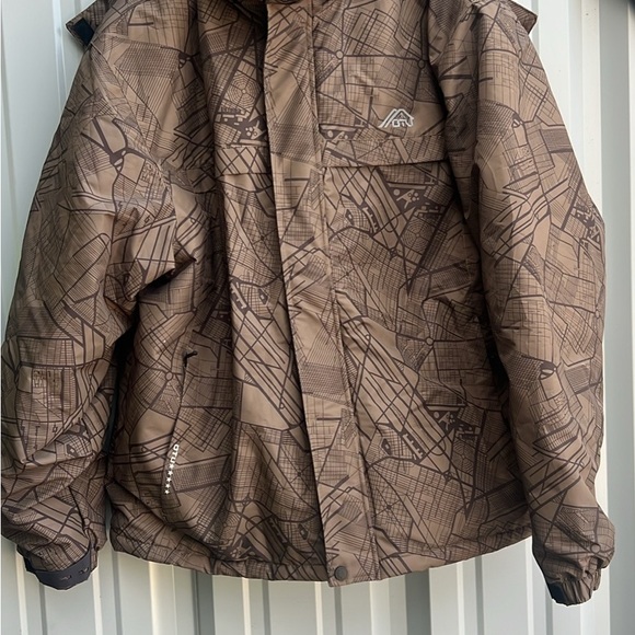 Men's Brown Ski & Snowboard Jacket - Picture 1 of 2